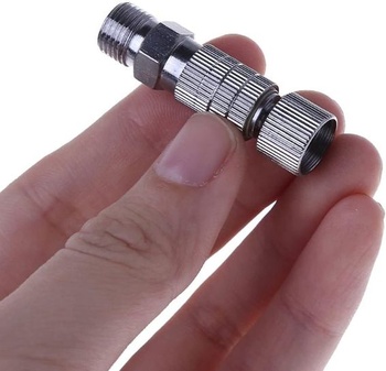 Súprava rýchlospojok pre airbrush ABEST, 5 kusov adaptérov 1/8 palca s vonkajším a vonkajším závitom,