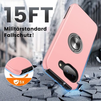 Pouzdro Doeshine pro Google Pixel 10A se stojánkem, růžové Google Pixel 10A růžové