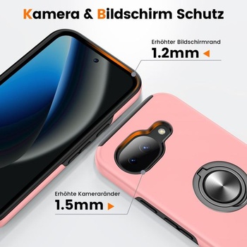 Pouzdro Doeshine pro Google Pixel 10A se stojánkem, růžové Google Pixel 10A růžové