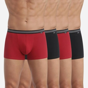 Pánské tričko Dim Slip Ecodim Cotton Stretch Cotton, 4 ks, velikost L, červená