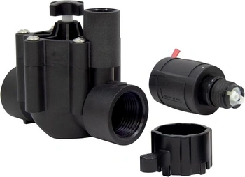 Solenoidový ventil S&M 570209 s 9V solenoidovými cievkami, pripojenie 1 palec (2,54 cm), prevádzkové
