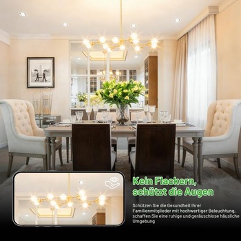 GY E14 LED stmievateľná 4,9 W (nahrádza 60 W), vysoký jas 807 lúmenov, 3000 K teplá biela, miniatúrne