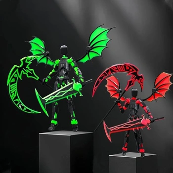 T13 Akční figurky Anime T13 Kloubová akční figurka 3D tištěná akční figurka Titan 13 s více klouby