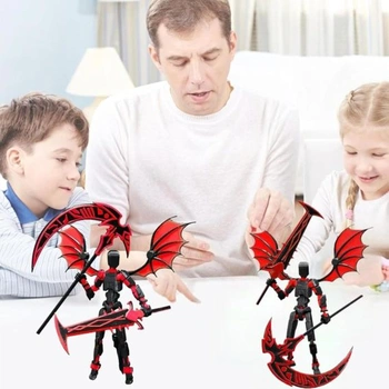 T13 Akční figurky Anime T13 Kloubová akční figurka 3D tištěná akční figurka Titan 13 s více klouby