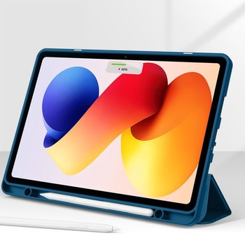 Pouzdro EasyAcc pro Redmi Pad 2 Pro 12,1 palce 2025 s držákem pera, páví modrá