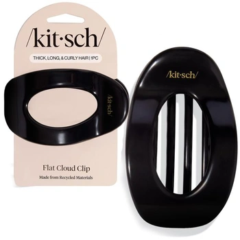 Kitsch plochá sponka do vlasov veľká pre ženy - čierna, 1…