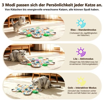 Interaktivní hračka pro kočky Nepfaivy, samozábava pro domácí kočky, vícebarevná