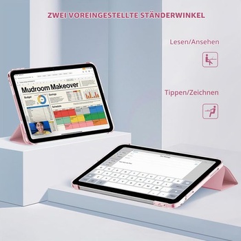 Puzdro EasyAcc pre iPad A16 11. generácie/iPad 10. generácie 10,9 palce svetlo ružové