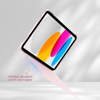 Puzdro EasyAcc pre iPad A16 11. generácie/iPad 10. generácie 10,9 palce svetlo ružové