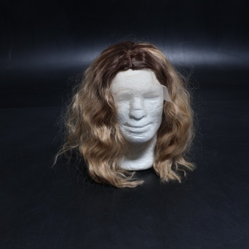 BARSDAR Krátká vlnitá blond ombré paruka, ombré blond paruky po ramena pro ženy, krátké volné vlny,