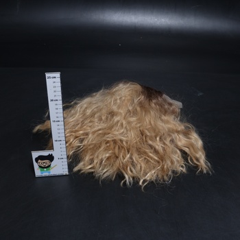 BARSDAR Krátka vlnitá blond ombré parochňa, ombré blond parochne po ramená pre ženy, krátke voľné vlny,