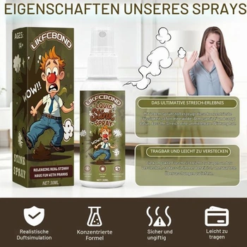 Extra silný sprej proti zápachu, realistický sprej proti zápachu, 1 kus 30ml