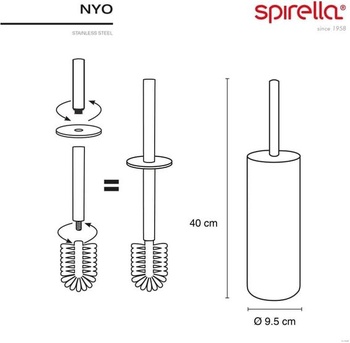 WC kefa Spirella, vysoko kvalitné 
