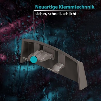 VOOXA 25ks krytky vodných drážok 36 mm pre drážky 29-30x5 mm šedohnedá 8019 šedohnedá RAL 8019