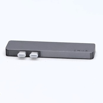 EKSA Thunderbolt 3 Hub, adaptér 7 v 2 USB-C Hub pre MacBook Air 2018, MacBook Pro 2018/2017, 4K