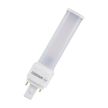 Kompaktná LED žiarovka Osram DULUX D13, 6 W, 600 lm, 3000 K teplá biela, pätica G24D-1, 230 V AC/CCG,