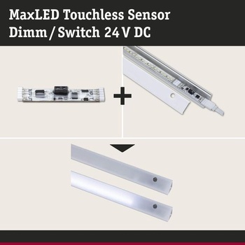 Paulmann 79840 Stripe MaxLED senzorový stmievač bezdotykový DC 24V max. 144W biely svetelný pásik