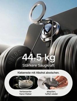 Držák na mobil do auta LISEN šedý