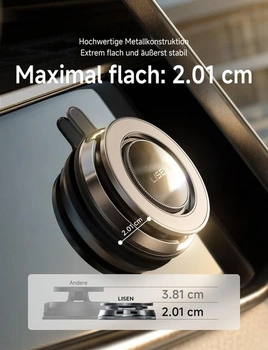 Držák na mobil do auta LISEN šedý
