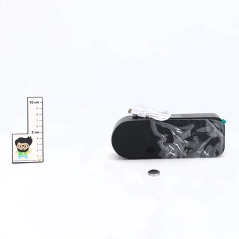 Digitální budík Diboniur, digitální LED budík, duální budík, napájení z USB/baterií, budík s funkcí