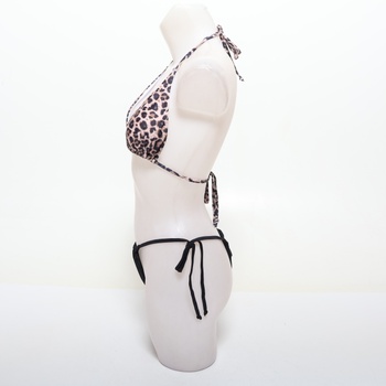 DOULAFASS Bikiny Damen Set Sexy Triangel String Bikiny Brazílsky štýl 2tlg Falten Tanga Bikiny