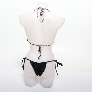 DOULAFASS Bikiny Damen Set Sexy Triangel String Bikiny Brazílsky štýl 2tlg Falten Tanga Bikiny