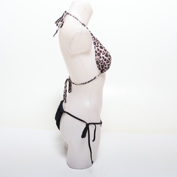 DOULAFASS Bikiny Damen Set Sexy Triangel String Bikiny Brazílsky štýl 2tlg Falten Tanga Bikiny