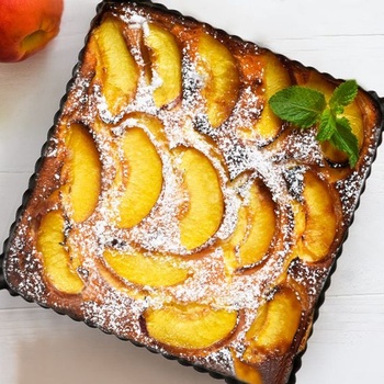 Čtvercová forma na dort, forma na quiche s odnímatelným dnem, čtvercová forma na koláč s