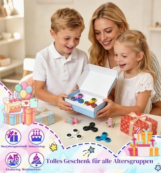 Coolden 5dílný Fidget Spinner Kovové Fidget hračky Finger Spinner pro děti