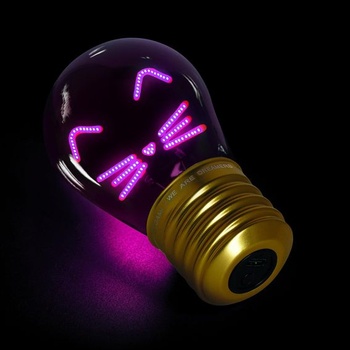 LEGAMI - Stolní lampa ve tvaru žárovky, dobíjecí pomocí USB kabelu, bezdrátová, žárovková fikce,