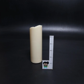 LED svíčky EXTSUD 31,5 cm × 10 cm s dálkovým ovládáním, odolné proti stříkající vodě, s časovačem,