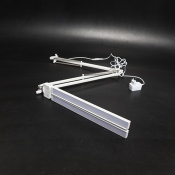 LED stolní lampa SKYLEO, dvojitá hlava - dálkové ovládání, 2400 LM, 24 W, 5 teplotních režimů,