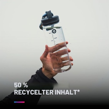 Fľaša na vodu HydraPak Recon Clip & Carry so širokým hrdlom (24 oz, antracitovo šedá) 750 ml šedá