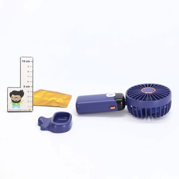 Ručný ventilátor Rafada, prenosný mini ventilátor, dobíjací, malý vreckový ventilátor s 5