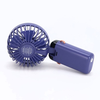 Ručný ventilátor Rafada, prenosný mini ventilátor, dobíjací, malý vreckový ventilátor s 5