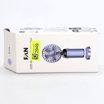 Ručný ventilátor Rafada, prenosný mini ventilátor, dobíjací, malý vreckový ventilátor s 5