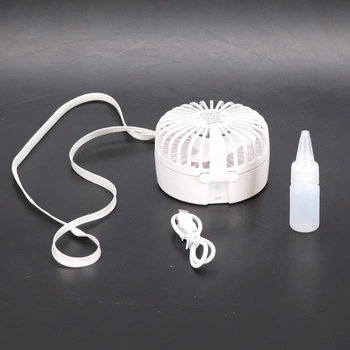 Ruční ventilátor s chladivou mlhou, přenosný mini ventilátor s USB dobíjecím kabelem, 5 rychlostí,