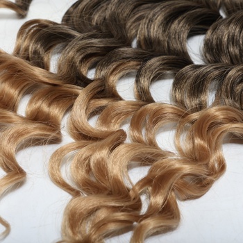 BARSDAR Ocean Wave háčkované zapletacie vlasy, 55 cm 6 balení, hlboké vlny GoGo Curl háčkované