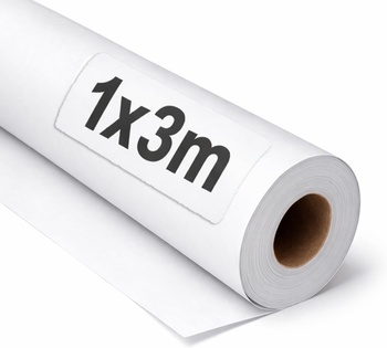 Kraftový papier OFITURIA biely 1 × 3 m 6 roliek