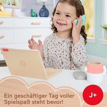 Drevená herná súprava pre domácu kanceláriu Fisher-Price
