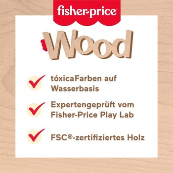 Drevená herná súprava pre domácu kanceláriu Fisher-Price