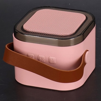 Karaoke automat s 2 bezdrôtovými mikrofónmi, prenosný Bluetooth 5.0 reproduktor s 360 ° zvukom, 5