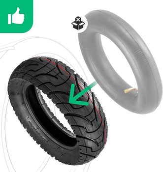 Pneumatika MOOVMOOV 80/65-6 (10 x 3) pre elektrické kolobežky – kompatibilná s Dualtron Victor,