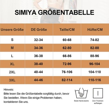 Sťahovacie vysoké nohavičky Simiya 3XL