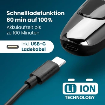 Zastrihávač vlasov Clatronic® 1–30 mm | Strihacia hlava z nerezovej ocele | 16 nastavení dĺžky | Výdrž