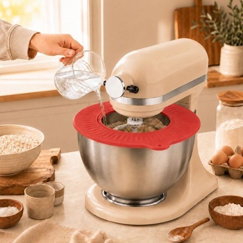 Silikónový kryt proti striekajúcej vode pre mixéry s naklápacou hlavou 4,5–5 QT, kompatibilný s