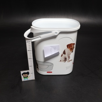 Misky a zásobníky pre psov, biely