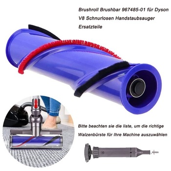 Náhradní kartáčový válec pro vysavač Dyson V8, posuvník kartáčového válce 967485-01 pro náhradní