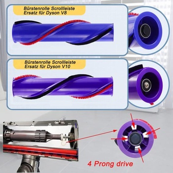 Náhradní kartáčový válec pro vysavač Dyson V8, posuvník kartáčového válce 967485-01 pro náhradní