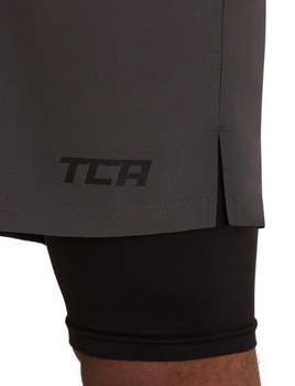 Pánske športové kraťasy 2 v 1 TCA Ultra s vreckami - Krátke športové tréningové kraťasy s vreckami